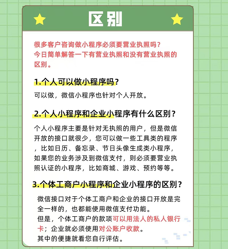 個(gè)人可以開(kāi)發(fā)微信小程序嗎